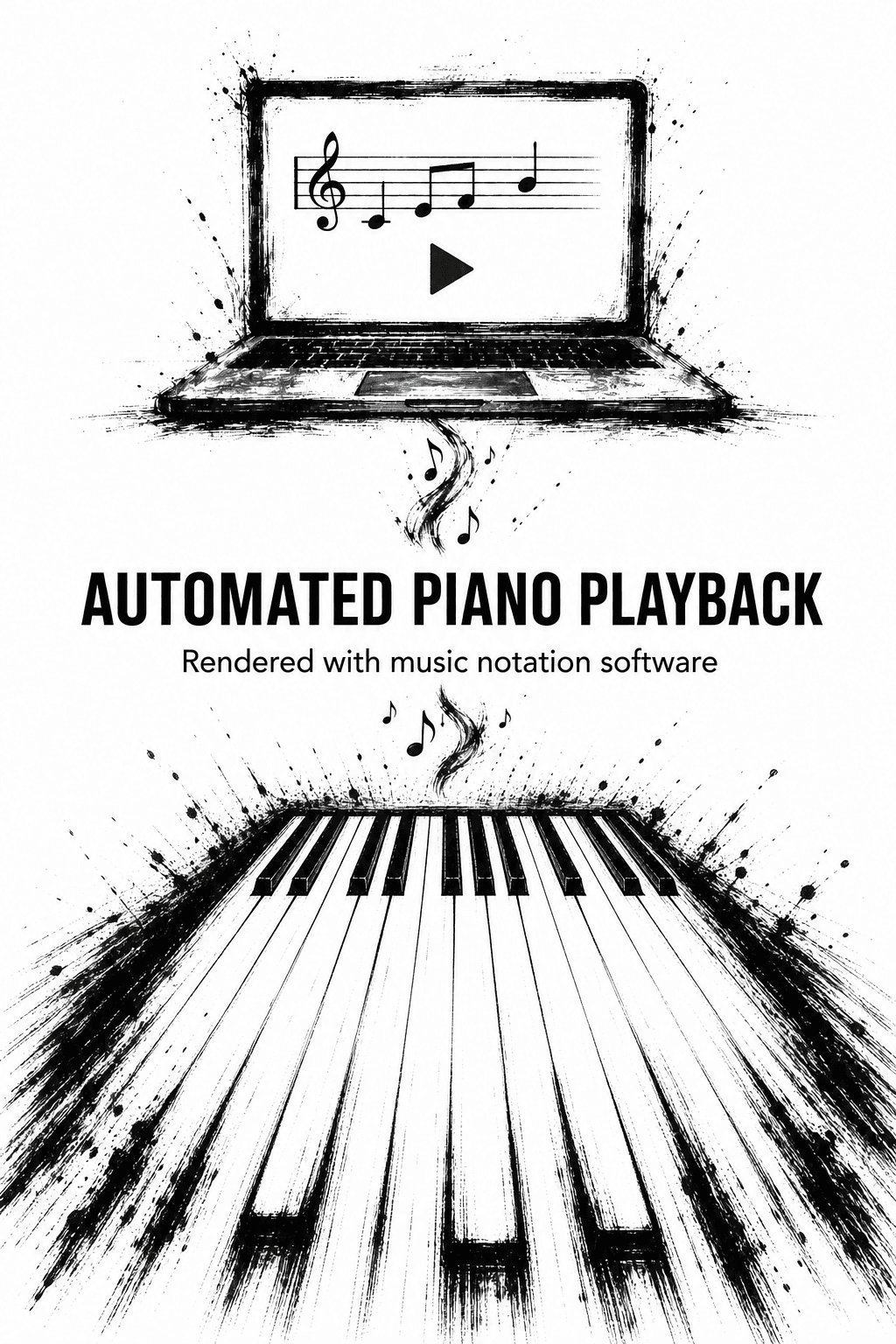 Automated piano playback poster