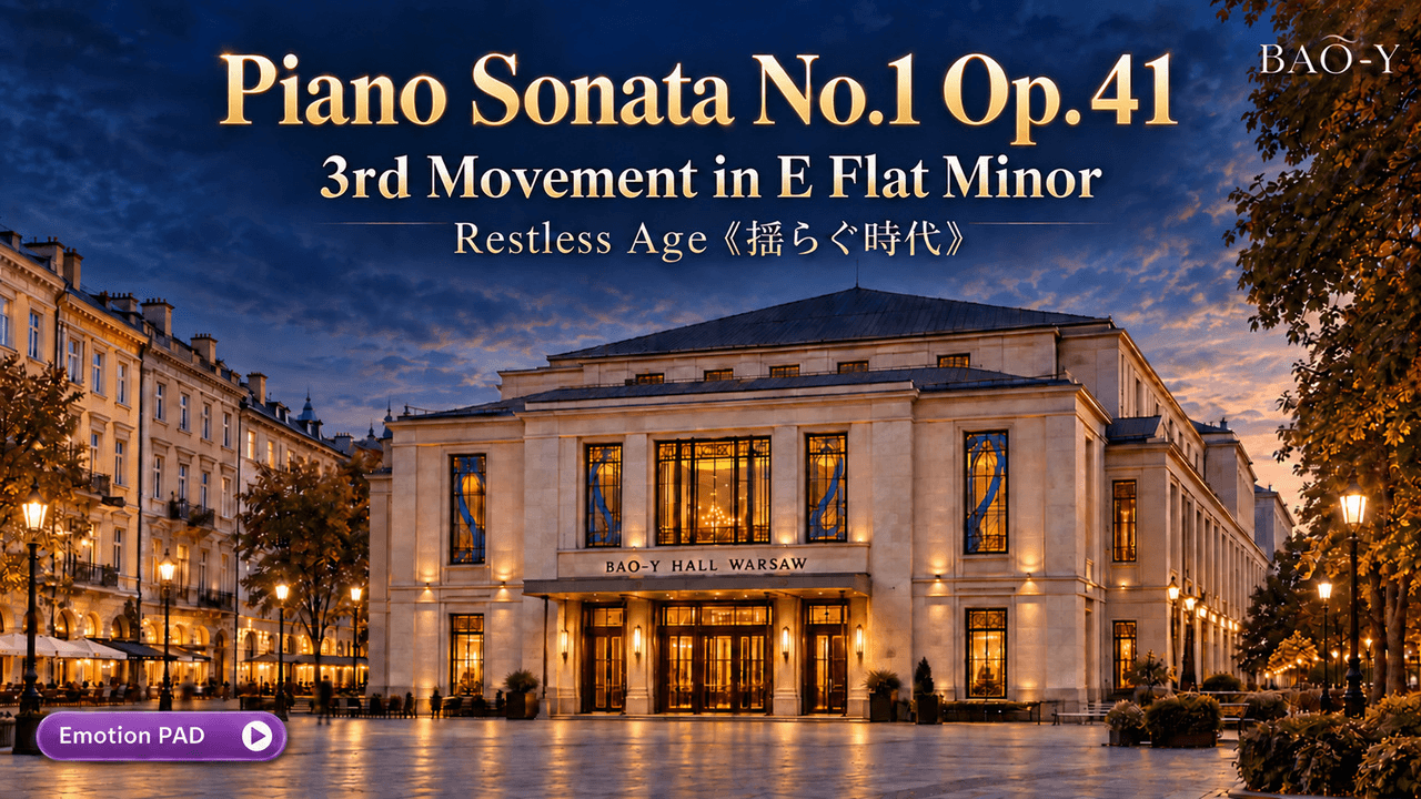 Piano Sonata No.1 Op.41 – 3rd Movement in E Flat Minor