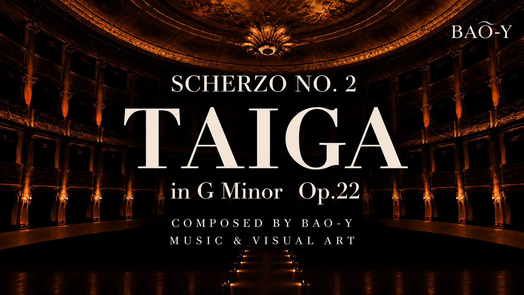 Visual scene from Scherzo No. 2 “TAIGA” in G Minor, Op. 22